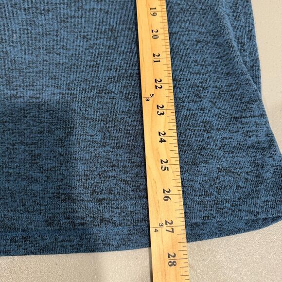 H by Halston Womens Pullover T-shirt Size‎ XS Blue Black Blend Short Sleeve - Picture 12 of 13